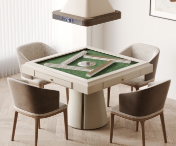 Modern Mahjong Tables And Chairs-ID:958420991