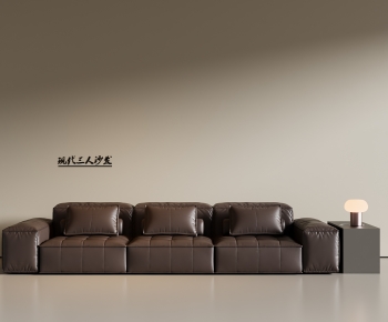 Modern Three-seat Sofa-ID:630381197