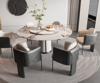 Modern Dining Table And Chairs-ID:367748027