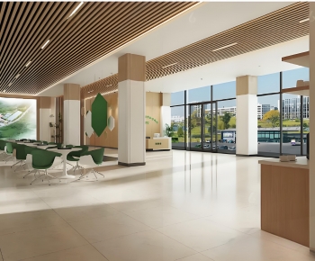 Modern Office Reception Desk-ID:590591918