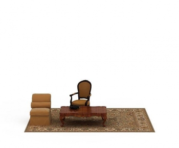 American Style Single Sofa-ID:337320092