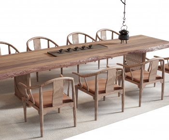 New Chinese Style Tea Tables And Chairs-ID:479477883