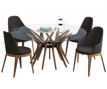 Modern Dining Table And Chairs-ID:356619492