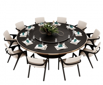New Chinese Style Dining Table And Chairs-ID:612854963