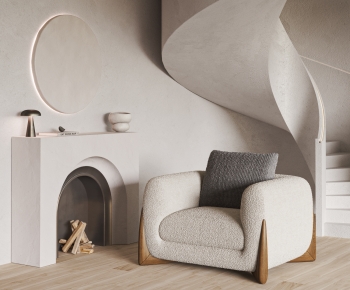 Modern Single Sofa-ID:348179103