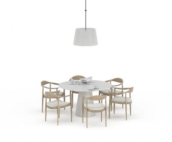 Nordic Style Dining Table And Chairs-ID:595778945