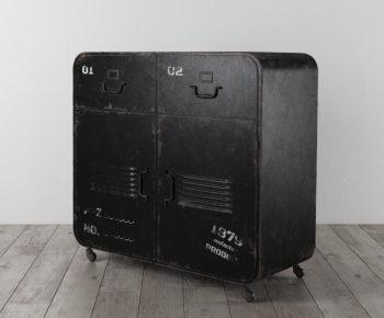 Industrial Style Side Cabinet-ID:695719963