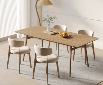 Nordic Style Dining Table And Chairs-ID:197391993