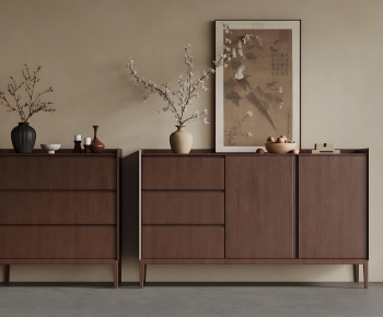 New Chinese Style Side Cabinet-ID:113002062