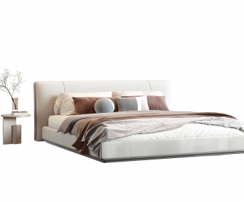 Modern Double Bed-ID:839590077