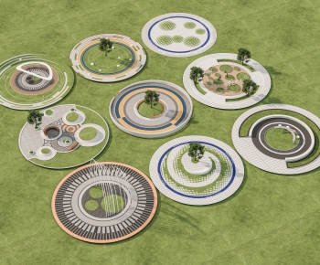 Modern Park Landscape-ID:426162002
