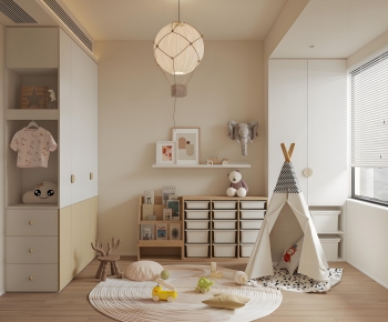 Modern Children's Room Activity Room-ID:709546092