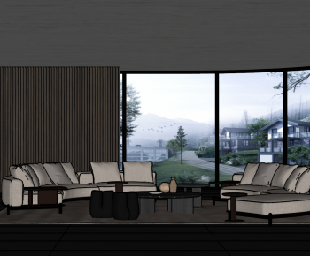 Modern A Living Room-ID:568620922