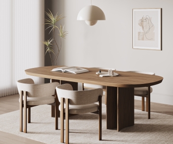 Modern Dining Table And Chairs-ID:609587914