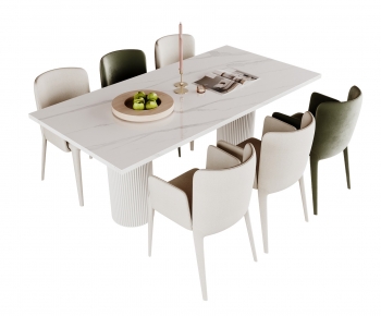 Modern Dining Table And Chairs-ID:857494129