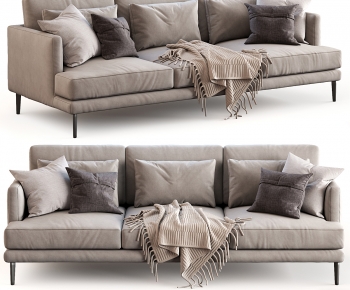 Modern Three-seat Sofa-ID:718965055