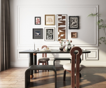 Modern Dining Table And Chairs-ID:525310045