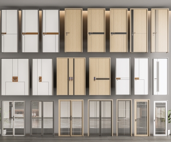 Modern Single Door-ID:896621943