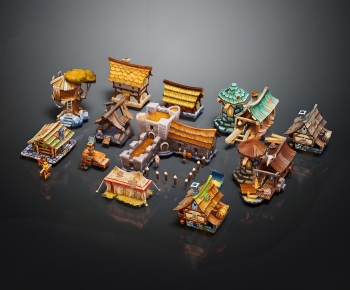 New Chinese Style Building Appearance-ID:879863028