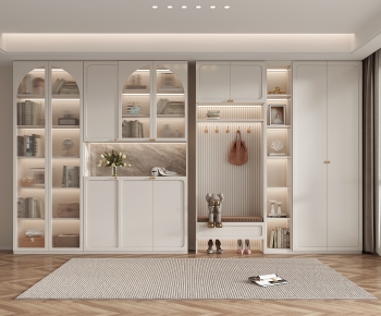 French Style Shoe Cabinet-ID:116631035