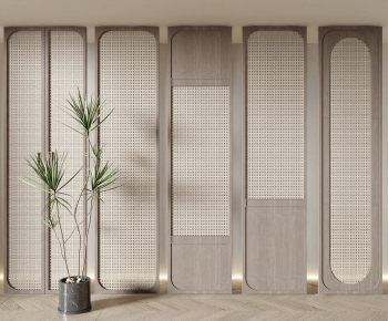 New Chinese Style Wooden Screen Partition-ID:242862949