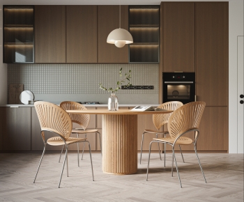 Modern Dining Table And Chairs-ID:713269711