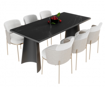 Modern Dining Table And Chairs-ID:578335059
