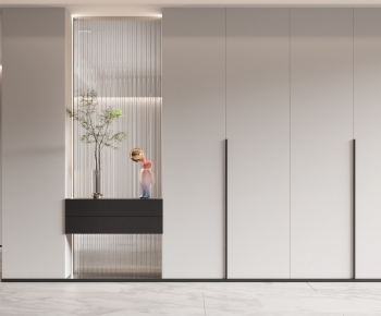 Modern Entrance Cabinet-ID:470824962