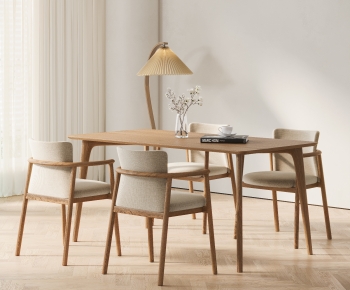 Nordic Style Dining Table And Chairs-ID:725464117