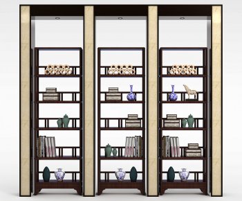 New Chinese Style Shelving-ID:341608054