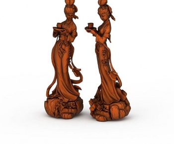Chinese Style Sculpture-ID:609900007