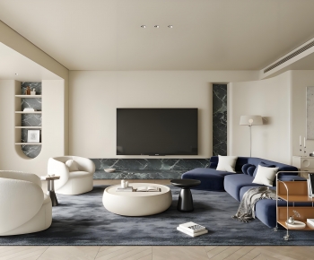 Modern A Living Room-ID:846878054
