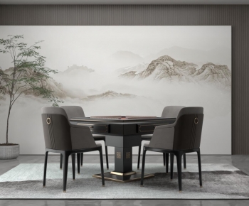 Modern Mahjong Tables And Chairs-ID:372437952