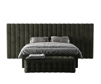 Modern Double Bed-ID:396035918