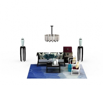 New Chinese Style Sofa Combination-ID:478862051