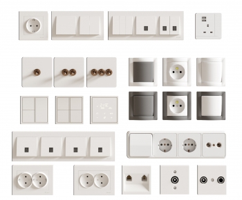 Modern Switch Socket Panel-ID:209270006