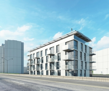 Modern Appearance Of Commercial Building-ID:788038024