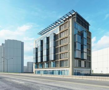 Modern Appearance Of Commercial Building-ID:160162934