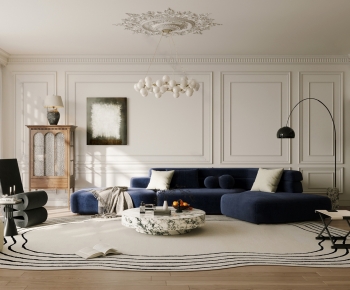 French Style A Living Room-ID:123359925