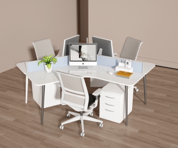 Modern Office Desk And Chair-ID:895416989