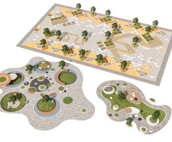 Modern Park Landscape-ID:431709322