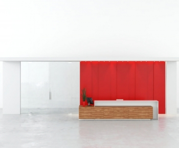 Modern Reception Desk-ID:521070002