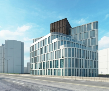 Modern Appearance Of Commercial Building-ID:114476927