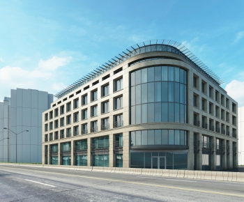 Modern Appearance Of Commercial Building-ID:383009914