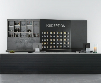 Modern Reception Desk-ID:485979085