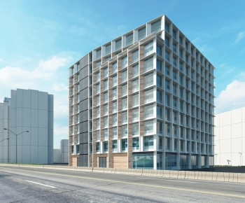 Modern Appearance Of Commercial Building-ID:438719038