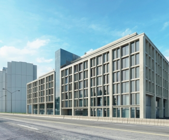 Modern Appearance Of Commercial Building-ID:129684933