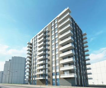 Modern Appearance Of Commercial Building-ID:224864965