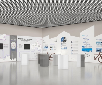 Modern Exhibition Hall-ID:697695022