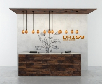 Modern Reception Desk-ID:243510964